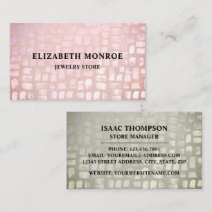 Mosaic Effect, Jeweler Business Card