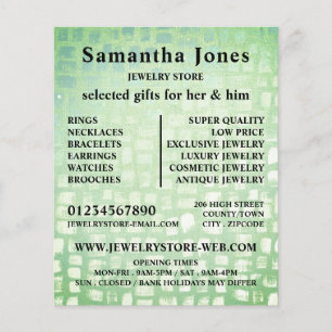 Mosaic Effect, Jewellery Store Flyer