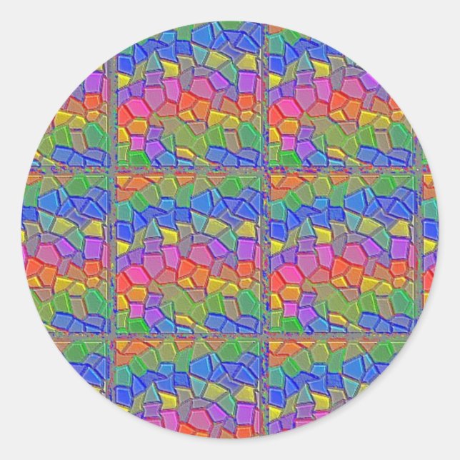 Mosaic Fantasy Sticker (Front)