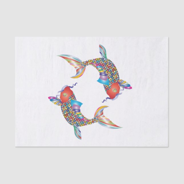 Mosaic Fish  Tissue Paper (Front)