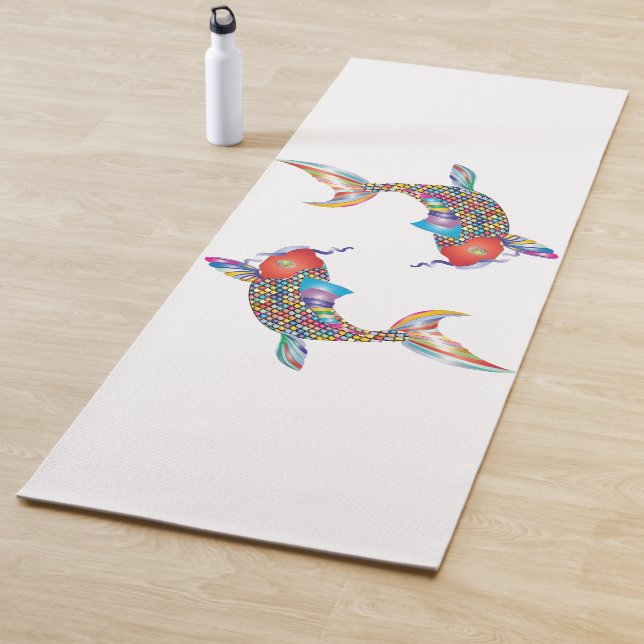 Mosaic Fish  Yoga Mat (In Situ)