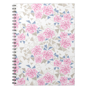 Mosaic, flowers notebook