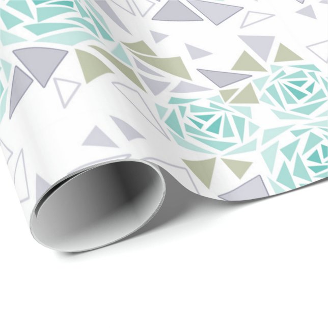 Mosaic, flowers wrapping paper (Roll Corner)
