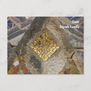 Mosaic from the Sagrada Familia Postcard