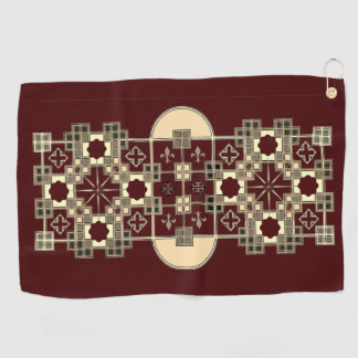 Mosaic Golf Towel