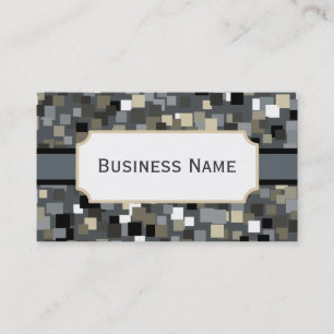 Mosaic Grey  Business Card