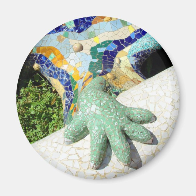 Mosaic hand - Cool magnet (Front)