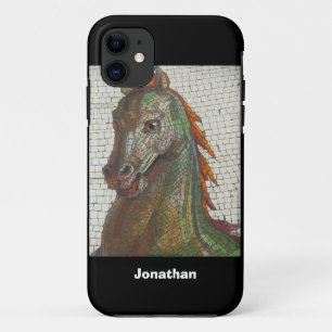 Mosaic Horse, Name,  iPhone 11 Case
