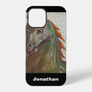 Mosaic Horse, Personalised Name, iPhone 12 Pro Case