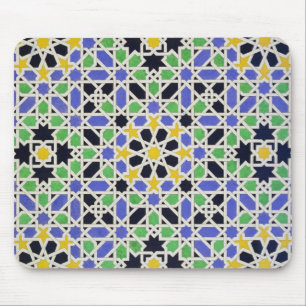 Mosaic in dado of the door in the hall of the Two Mouse Mat