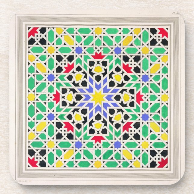 Mosaic in the dado of the east side of the Tower o Coaster (Front)