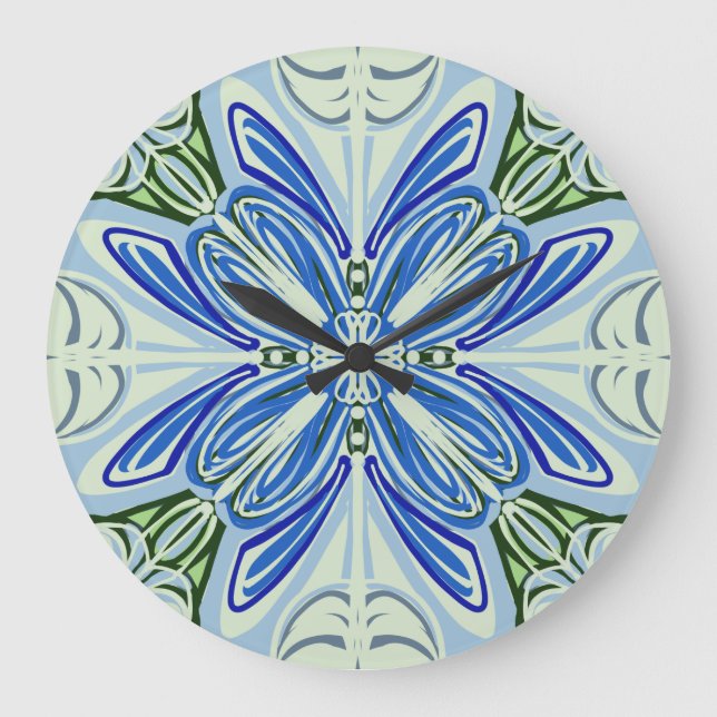 Mosaic inspired  large clock (Front)