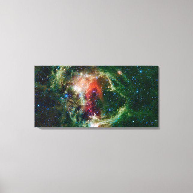 Mosaic is of the Soul Nebula Canvas Print (Front)