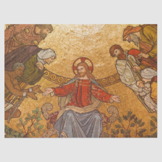 mosaic jesus tissue paper