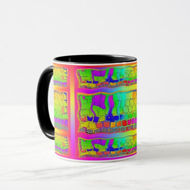 Mosaic Keyboard   Mug (Front Left)