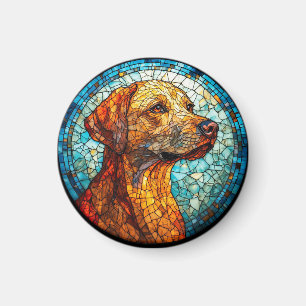 🌸 Mosaic Labrador Colour Pop Joyful Home Style 🌸 Magnet