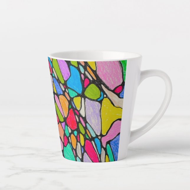 Mosaic Latte Mug (Right)