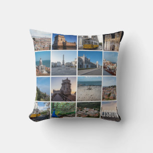 Mosaic Lisbon photos Portugal Cushion