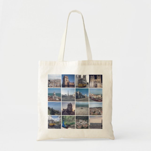 Mosaic Lisbon photos, Portugal Tote Bag (Front)