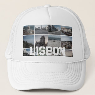 Mosaic Lisbon photos, Portugal Trucker Hat