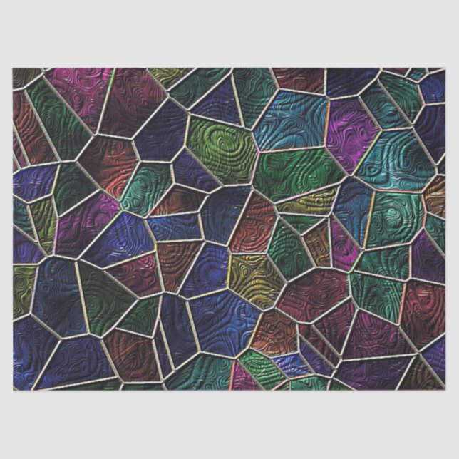 Mosaic Lora, multicolor Tissue Paper (Front)