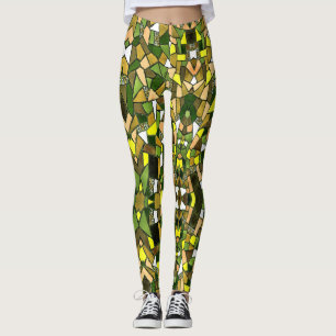 Mosaic Love - Power Yoga Leggings