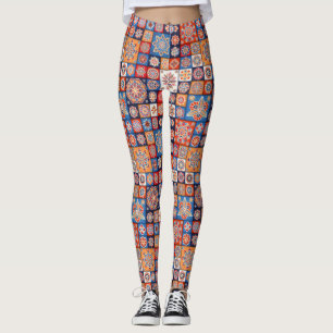 Mosaic Love - Power Yoga Leggings