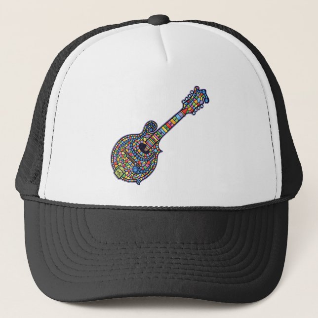 Mosaic Mandolin Trucker Hat (Front)