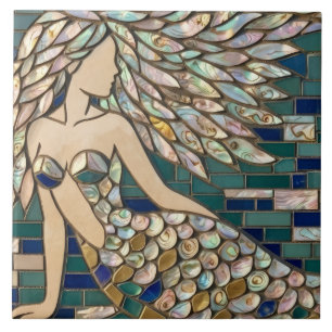 Mosaic Mermaid Tile