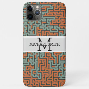 Mosaic Modern Monogram #14 iPhone 11 Pro Max Case