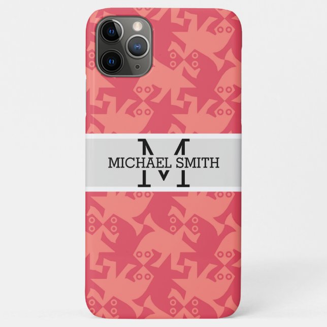 Mosaic Modern Monogram #22 Case-Mate iPhone Case (Back)