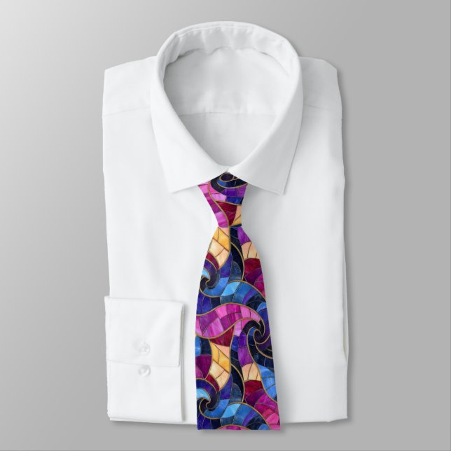 Mosaic Neck Tie (Tied)