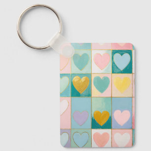 Mosaic of Affection Key Ring