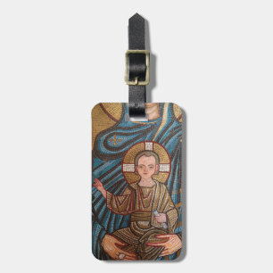 Mosaic Of Baby Jesus Luggage Tag