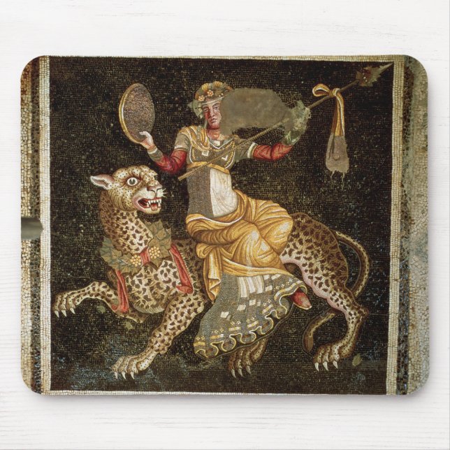 Mosaic of Dionysus riding a Leopard c.180 AD Mouse Mat (Front)