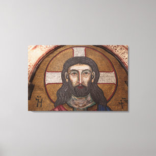 Mosaic Of Jesus Canvas Print
