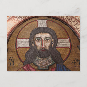 Mosaic Of Jesus Postcard