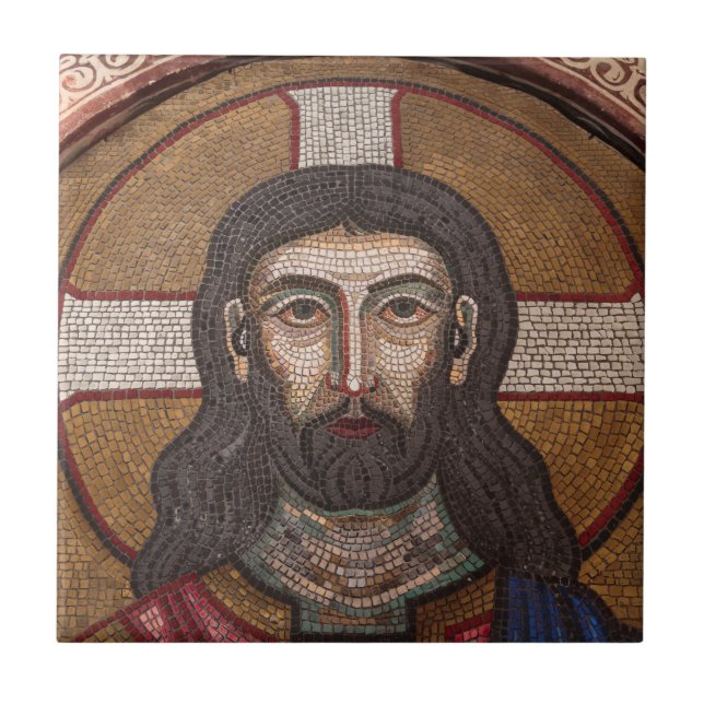Mosaic Of Jesus Tile (Front)