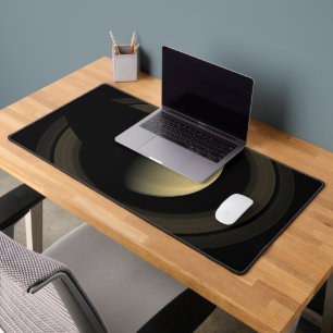 Mosaic Of Planet Saturn And Its Main Rings. Desk Mat