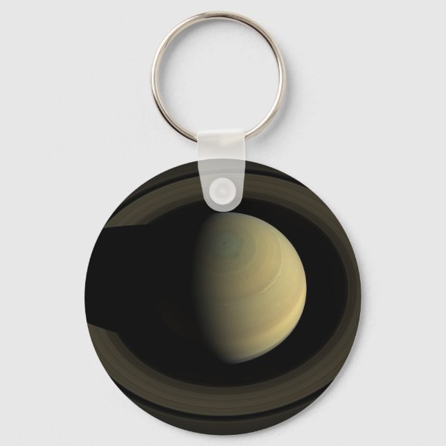 Mosaic Of Planet Saturn And Its Main Rings. Key Ring (Front)