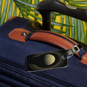Mosaic Of Planet Saturn And Its Main Rings. Luggage Tag