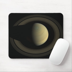 Mosaic Of Planet Saturn And Its Main Rings. Mouse Mat