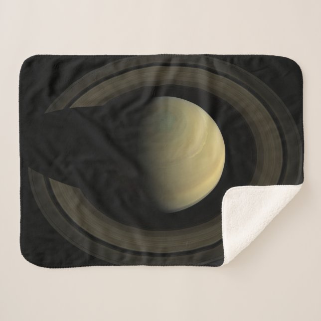 Mosaic Of Planet Saturn And Its Main Rings. Sherpa Blanket (Front (Horizontal))