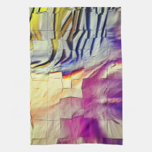 Mosaic of texture in pink yellow and soft carved 