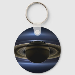 Mosaic Of The Saturn System Backlit By The Sun. Key Ring