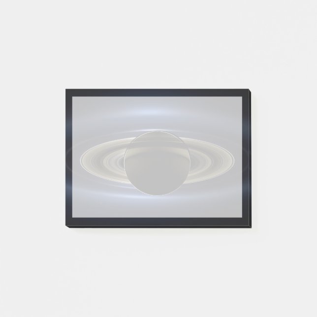 Mosaic Of The Saturn System Backlit By The Sun. Post-it Notes (Front)