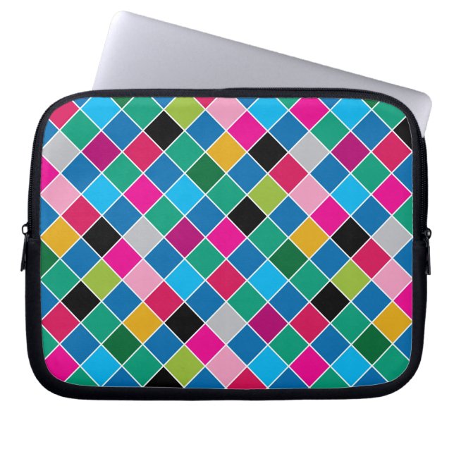 Mosaic on glass 9 laptop sleeve (Front)