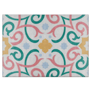 Mosaic/pastel/spring  cutting board