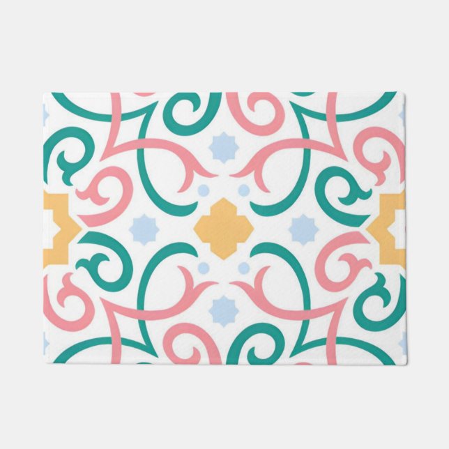 Mosaic/pastel/spring  doormat (Front)