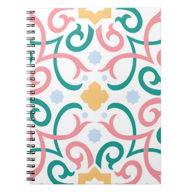 Mosaic/pastel/spring  notebook (Front)